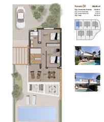 Casa adossada a Monforte del Cid. Exclusivas villas adosadas en font del llop golf resort