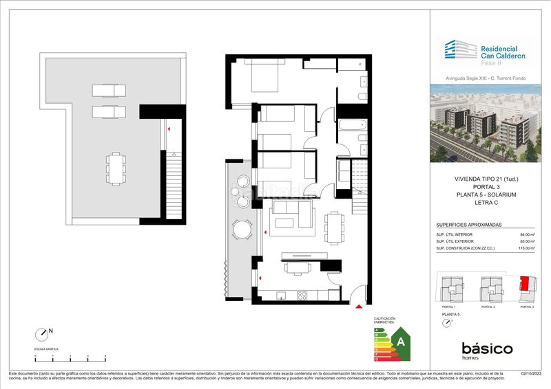 Foto db25ff9a-2498-4754-9dab-0dc497b69de7. Pis 84m<sup>2</sup> amb calefacció aparcament piscina a Vilamarina Viladecans