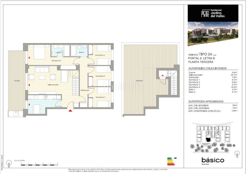 Foto 6c7baa7e-7d38-4711-8f82-687c43cad520. Penthouse 129m<sup>2</sup> in camí antic de rubí 64 in Sant Quirze Parc-Vallsuau-Castellet Sant Quirze del Vallès