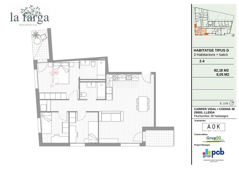 Foto b9e4dcef-7c07-4d9e-b3d2-81507d3e4c95. Apartament a Balàfia Lleida