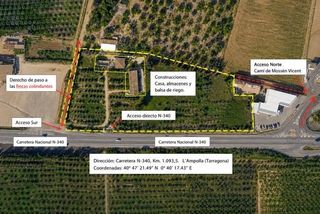 Haus in Ampolla (L´). Finca estratégica con uso residencial y comercial en primera lín