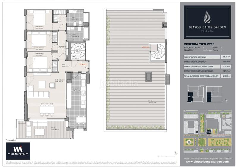 Foto 2ac7c86c-1a15-43b5-a701-59a24fa0944b. Penthouse 255m<sup>2</sup> in plaça de l'actor enrique rambal 17 in Valencia