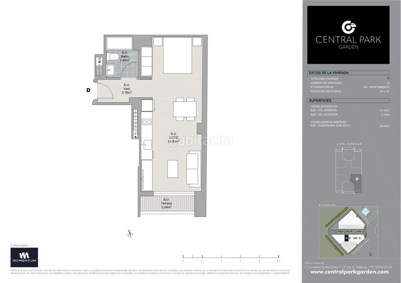 Foto 77c09586-7ab7-467b-982a-146bf599d155. Studio 60m<sup>2</sup> dans calle doctor domagk 5 dans Russafa Valencia