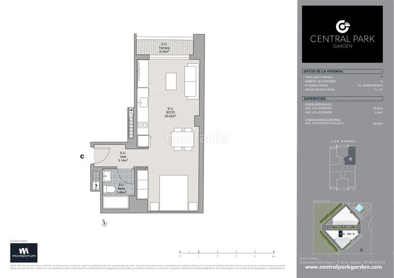 Foto bed6f672-502e-495a-9fb8-1b209f5b2f5c. Studiowohnung 59m<sup>2</sup> in calle doctor domagk 5 in Russafa Valencia