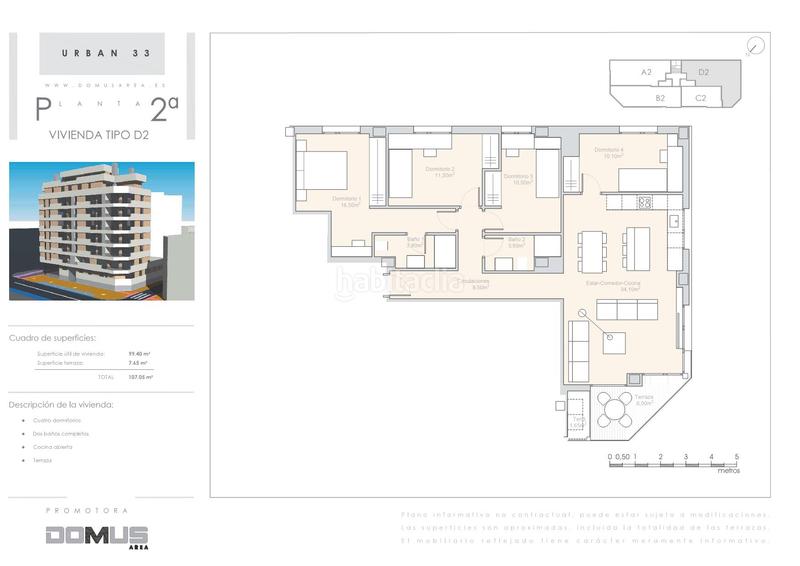 Foto e06473fc-68cf-4923-87da-9128b84bf247. Appartamento 107m<sup>2</sup> in calle poeta antonio matea calderón 3 in Albacete