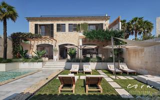 Maison à Ses Salines Poble. Lujosa finca de pueblo con casa de invitados, piscina y vistas d