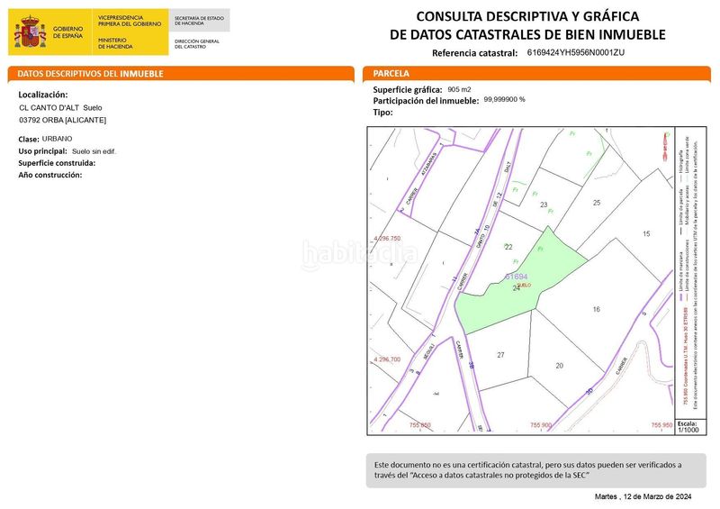 Foto 50eaeac7-8b00-4a0b-99ce-c50d385736e6. Terreny residencial a Tormos