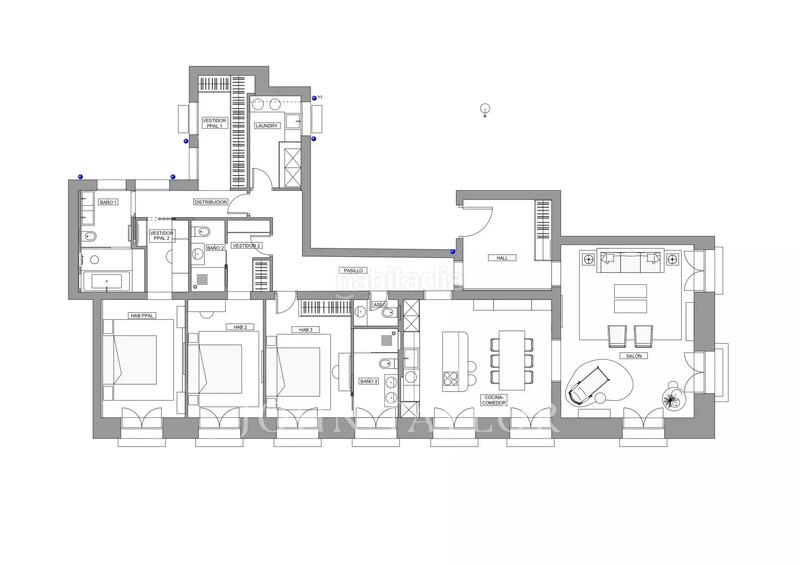 Foto 31ac7366-3094-4ab2-abba-8f07f7cf00b0. Etagenwohnung mit heizung in Justicia-Chueca Madrid
