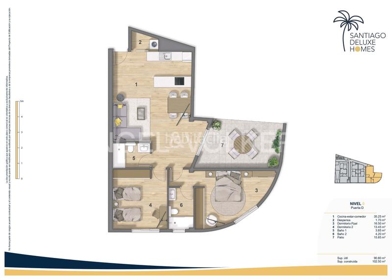 Foto f588dc1c-890e-4df2-a038-a5354a54959a. Flat with pool in Puerto de Santiago Santiago del Teide