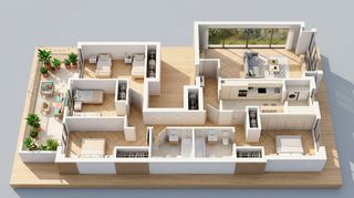 Flat  Avenida de niza. Una vivienda luminosa, amplia y muy completa en una zona en plen