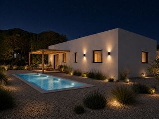 Mas  71 avinguda la manxa. Casa de obra nueva de una sola planta