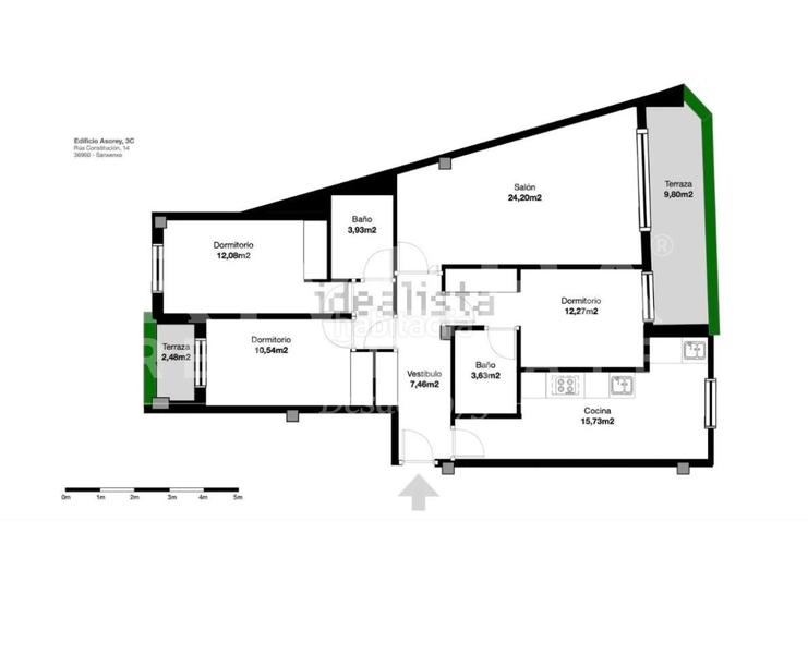 Foto b3f99f8b-f0bb-4c65-b771-c3d8f5b3c8fc. Appartamento con riscaldamento parcheggio in Sanxenxo pueblo Sanxenxo