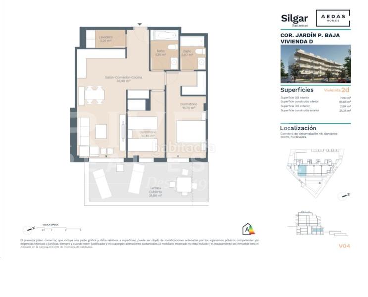 Foto a959f088-19eb-4877-b893-e0f6d1a799b4. Flat with heating parking pool in Sanxenxo pueblo Sanxenxo