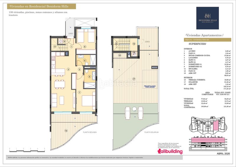 Foto ebbb865c-896b-4869-8270-3705bc3efc0d. Piso 121m<sup>2</sup> en balcón de Finestrat-terra marina Finestrat