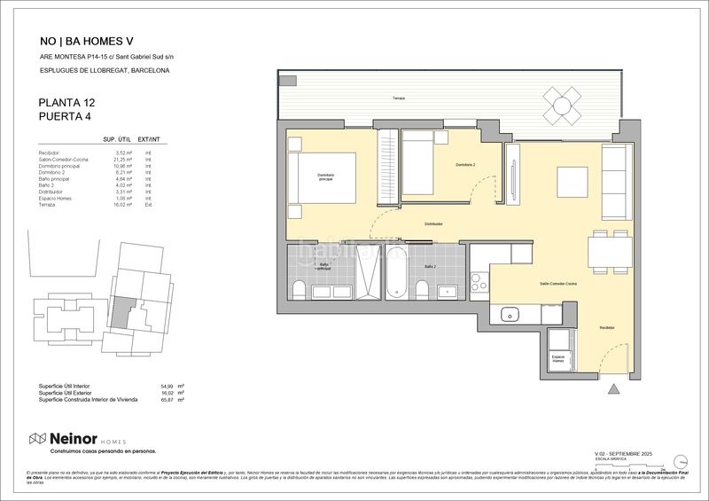 Foto 85024250-22ce-42a9-8514-f303ac881902. Pis 66m<sup>2</sup> amb calefacció aparcament a La Plana Esplugues de Llobregat