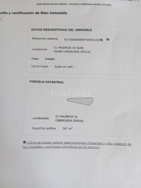 Foto 75e9038b-dc8d-4b3d-906a-71914a72266f. Terreny residencial a Candeleda