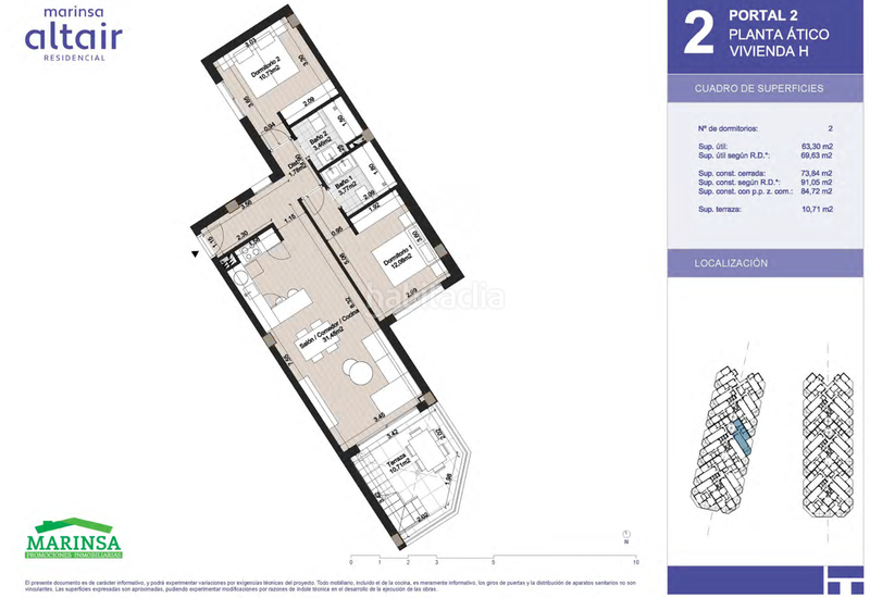 Foto 729f5733-4634-4230-8aa6-a2f0f58ed02b. Penthouse 91m<sup>2</sup> in calle dúo sacapuntas 102 in Urbanización Santa Rosa Torrox
