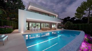 Maison à Casco Urbano. Villa moderna nueva con vistas al mar en moraira