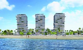 Apartamento en Centro Histórico. Apartamentos de lujo en torre frente al mar en málaga capital