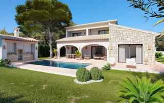 Haus in Montañar-El Arenal. Proyecto de villa tradicional en urbanización la cala de jávea