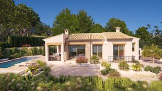 Maison à Cala Advocat-Baladrar. Villa tradicional de nueva construcción orientada al sur en la f