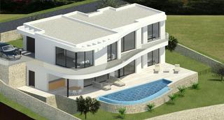 Casa en Casco Urbano. Elegante villa con vistas al mar situada en la zona de villa con