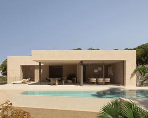 Casa a Benissa Pueblo. Un proyecto con estilo villa de 4 dormitorios a poca distancia d