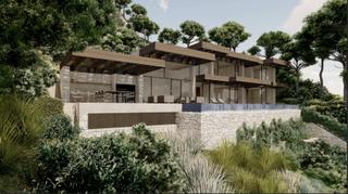 Casa en Benissa Pueblo. Villa moderna con impresionantes vistas al mar