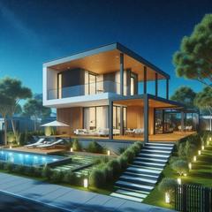 Haus in Oliva Pueblo. Villas de nueva construcción en primera y segunda línea de playa