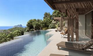 Casa a Cala Advocat-Baladrar. Lujosa villa de 4 dormitorios con vistas al mar y piscina infini