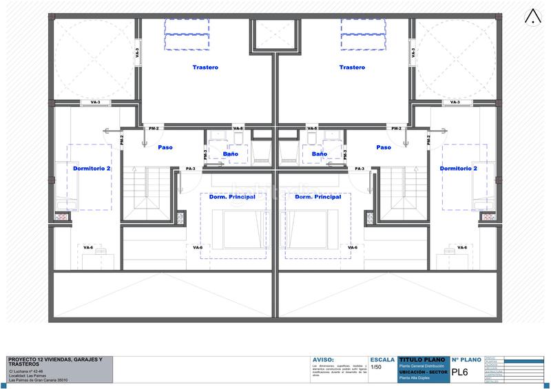 Foto 34826724-4e07-4962-be1c-f10c29eee5f3. Zweistöckige wohnung 111m<sup>2</sup> in calle luchana 42 in Guanarteme Palmas de Gran Canaria (Las)