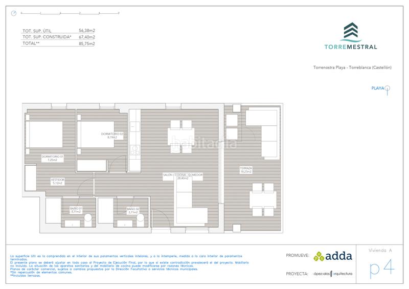 Foto 01f58147-b8be-4d79-9397-54eabe679391. Appartement 85m<sup>2</sup> mit heizung parking pool in Torreblanca