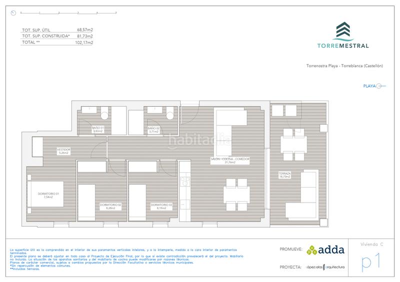 Foto 510ea6ae-62cd-4d44-ab6a-0864083d3d87. Appartement 85m<sup>2</sup> mit heizung parking pool in Torreblanca