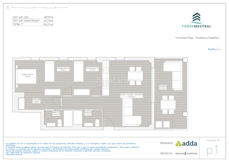 Foto 708da415-f19d-4f3f-9421-a334839e0c0b. Appartement 85m<sup>2</sup> mit heizung parking pool in Torreblanca