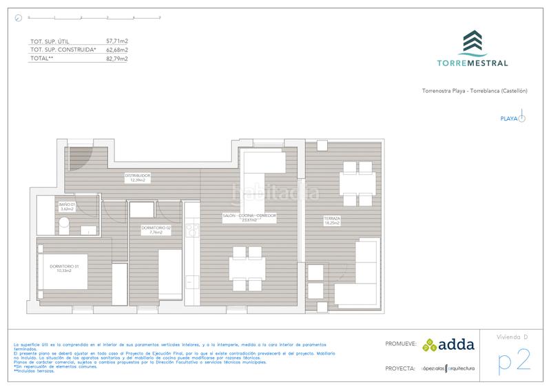 Foto c55e616f-f3e7-4317-ac4b-f9e39332de12. Appartement 85m<sup>2</sup> mit heizung parking pool in Torreblanca