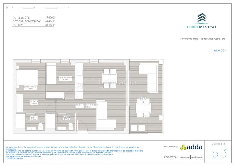 Foto c886afa2-aaab-411b-82cb-8e42f0cd04cd. Appartement 85m<sup>2</sup> mit heizung parking pool in Torreblanca