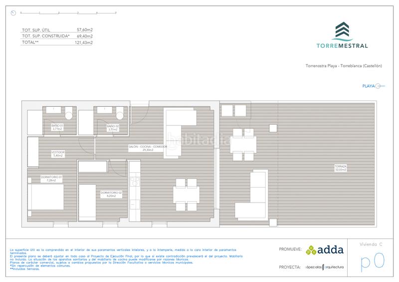 Foto cde889c3-9741-4f17-859b-77f04622f71d. Appartement 85m<sup>2</sup> mit heizung parking pool in Torreblanca