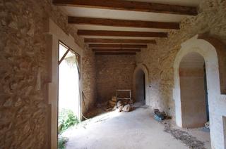 Masia a Felanitx Poble. Casa rústica con molino