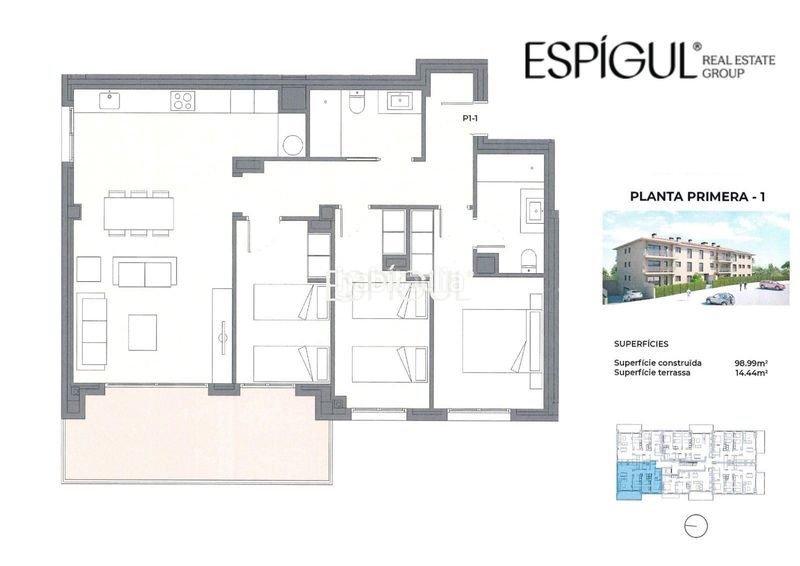 Foto 4646a8a0-41e0-49e4-acca-e28a09bdb073. Flat with heating parking pool in Pals