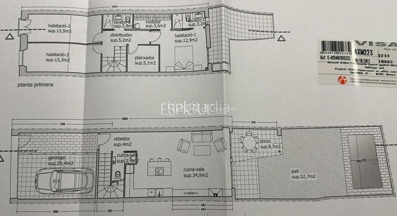 Foto 3e3fb758-1925-4a66-8555-a1bf2339a8c9. Maison avec chauffage parking piscine dans Centre Mataró