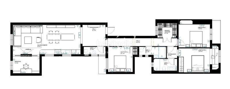 Foto dc22eeba-4be4-4ea1-8a66-74e65b9517b9. Flat with heating in Barri de les Corts Barcelona