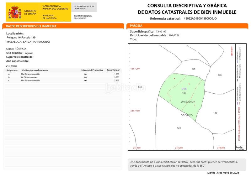 Foto 425c0be3-9448-4f22-bf60-f6be7fa23119. Masía en Batea