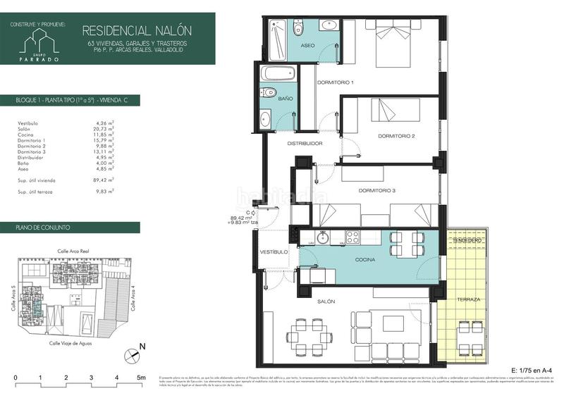 Foto b5c8274f-a4e8-472d-9e1a-63c53ff1ad06. Pis 90m<sup>2</sup> amb calefacció aparcament piscina a Delicias Valladolid