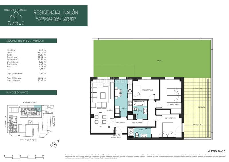 Foto 2dfa0c3e-49b1-4563-b945-b974ab2f04e2. Ground floor 81m<sup>2</sup> with heating parking pool in Delicias Valladolid
