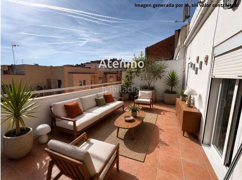 Piso  Vilapicina. Vilapicina  maragall ático con terraza de 20 m y vistas panorámi