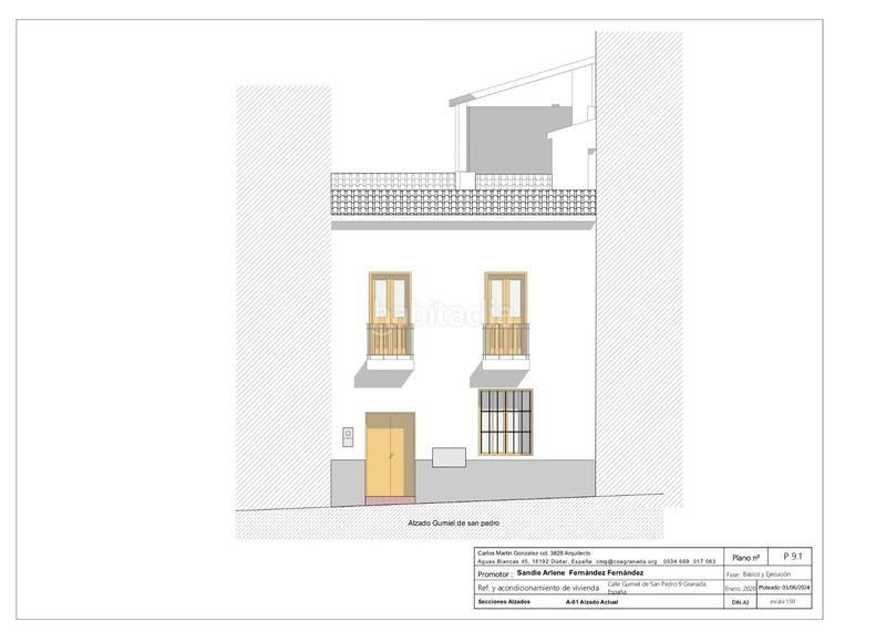 Foto c85ddd2d-5e65-4af0-b6d6-efd8e5976af9. Casa adossada amb calefacció a Barrio de Albaicín Granada