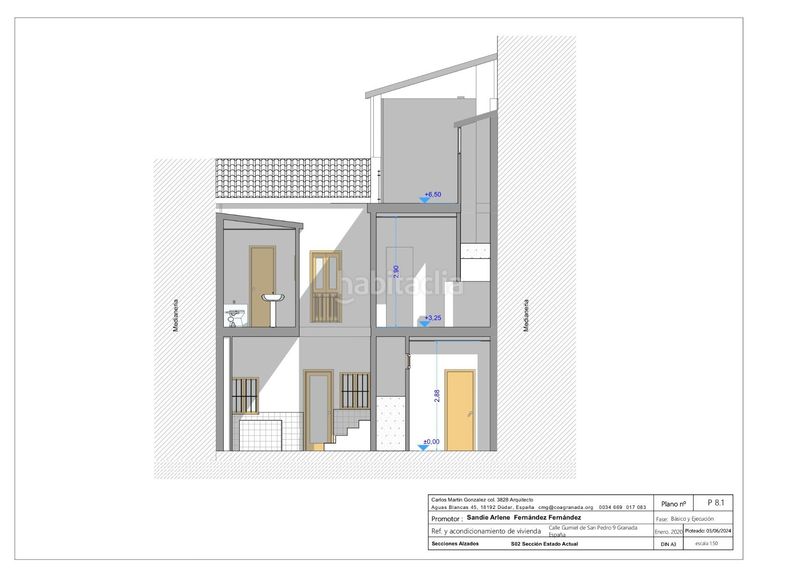 Foto da3a25db-8581-4a1c-ba01-80f1ef4d635c. Casa adossada amb calefacció a Barrio de Albaicín Granada