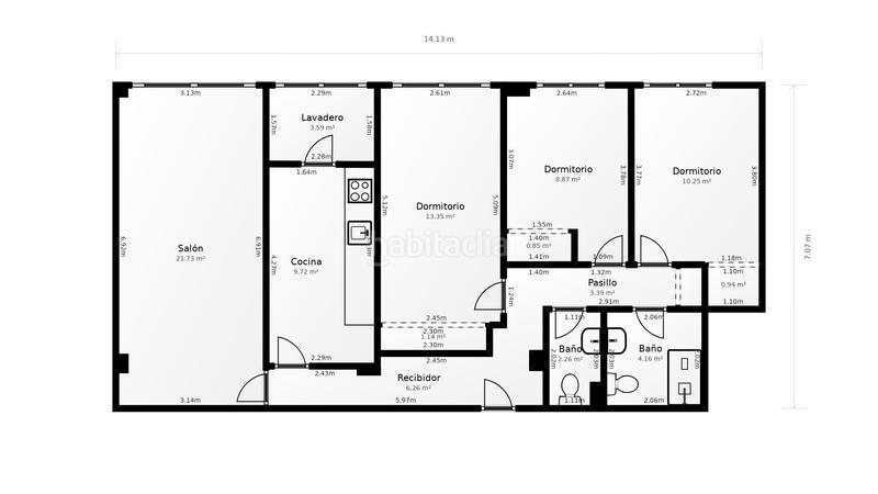 Foto 5a76bcc3-199a-4a81-90a9-09d09e80c6f9. Flat with heating parking in Buena Vista Madrid
