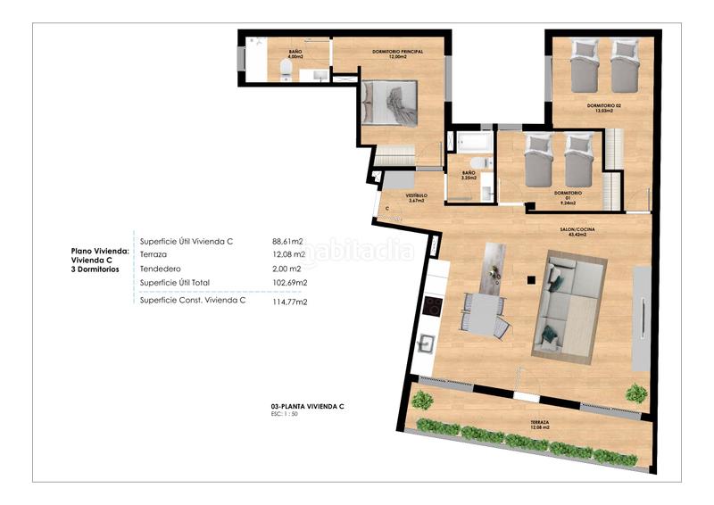 Foto 808077b9-a831-4295-875e-f85ca569f417. Appartement 114m<sup>2</sup> dans travesía eladia baylina 13 dans Centro Ponferrada