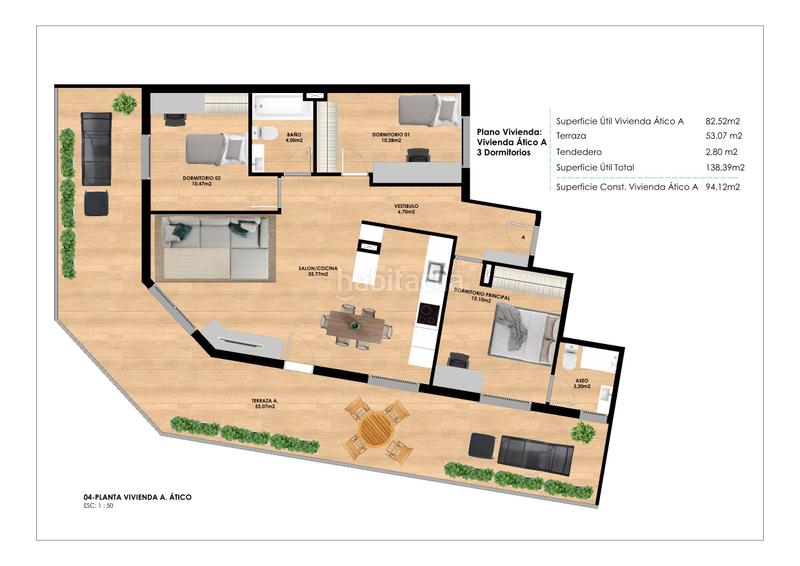 Foto 82710c3c-a30b-4eba-b347-06e52036af49. Ático 94m<sup>2</sup> en travesía eladia baylina 13 en Centro Ponferrada